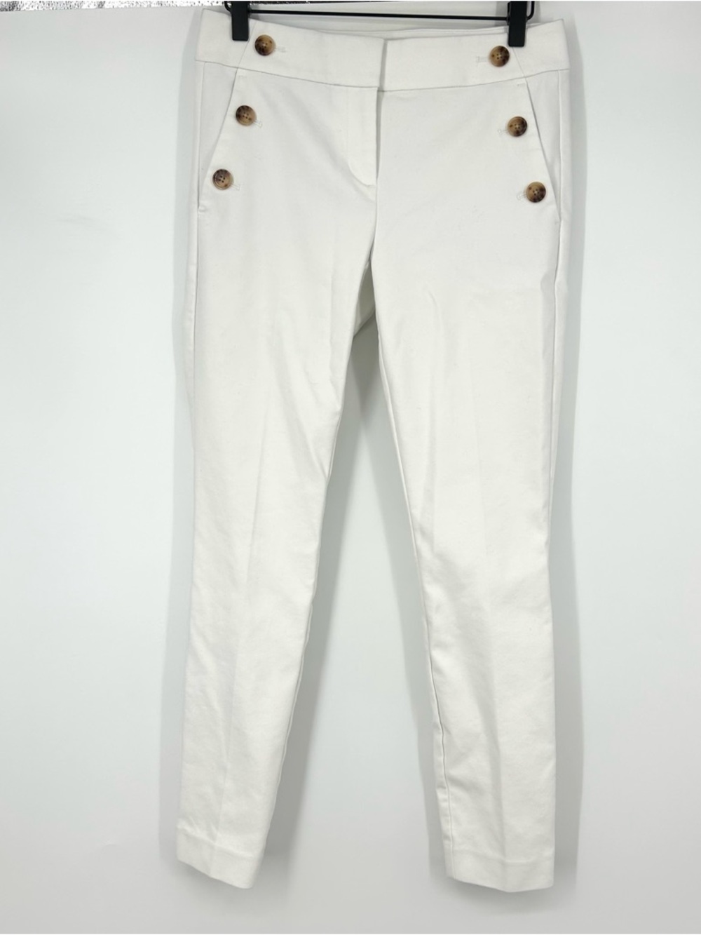 LOFT Skinny Ankle Pants White